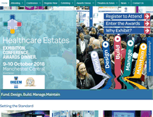 Tablet Screenshot of healthcare-estates.com